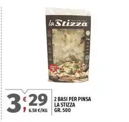 Vivo Supermercati 2 basi per pinsa LA STIZZA offerta
