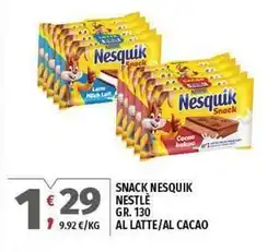 Vivo Supermercati Snack nesquik NESTLE offerta