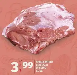 Vivo Supermercati Spalla intera con osso di suino offerta