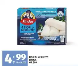 Vivo Supermercati Fiori di merluzzo FINDUS offerta