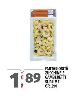 Vivo Supermercati Fantasiosità zucchine e gamberetti sublime offerta
