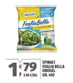 Vivo Supermercati Spinaci foglia bella OROGEL offerta