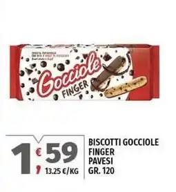 Vivo Supermercati Biscotti gocciole finger PAVESI offerta