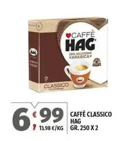 Vivo Supermercati Caffè classico HAG offerta