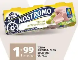 Vivo Supermercati Tonno all'olio di oliva NOSTROMO offerta