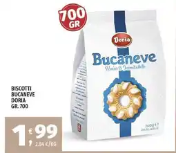 Vivo Supermercati Biscotti bucaneve DORIA offerta