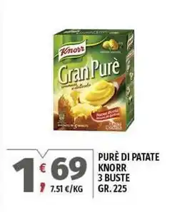 Vivo Supermercati Purè di patate KNORR offerta