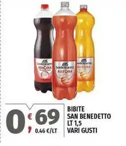 Vivo Supermercati Bibite SAN BENEDETTO offerta