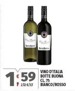 Vivo Supermercati Vino d'italia BOTTE BUONA offerta