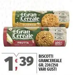 Vivo Supermercati Biscotti GRANCEREALE offerta