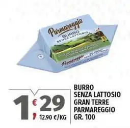 Vivo Supermercati Burro senza lattosio gran terre parmareggio offerta