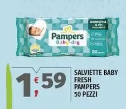 Vivo Supermercati Salviette baby fresh PAMPERS offerta