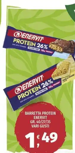 Vivo Supermercati Barretta protein ENERVIT offerta