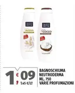 Vivo Supermercati Bagnoschiuma NEUTRODERMA offerta