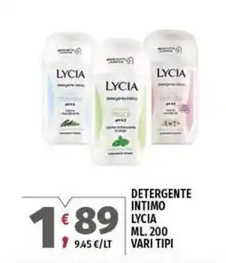 Vivo Supermercati Detergente intimo LYCIA offerta