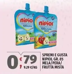 Vivo Supermercati Spremi e gusta NIPIOL offerta