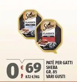 Vivo Supermercati Patè per gatti SHEBA offerta
