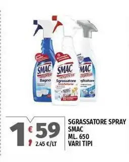 Vivo Supermercati Sgrassatore spray SMAC offerta