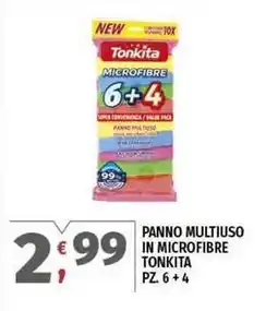 Vivo Supermercati Panno multiuso in microfibre TONKITA offerta