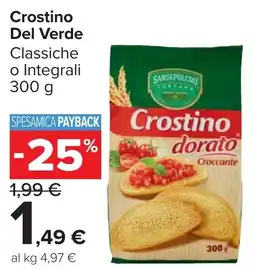 Carrefour Market Crostino Del Verde offerta