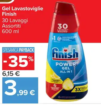 Carrefour Market Gel Lavastoviglie Finish offerta