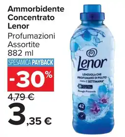 Carrefour Market Ammorbidente Concentrato Lenor offerta