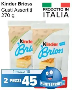 Carrefour Market Kinder Brioss offerta