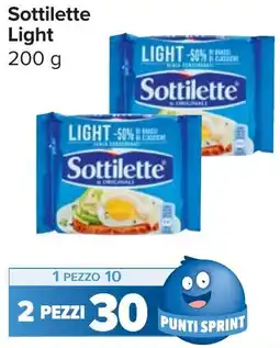 Carrefour Market Sottilette Light offerta