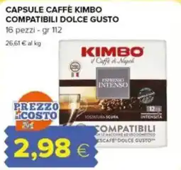 Tigre Capsule caffè kimbo compatibili dolce gusto offerta