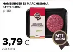 Tigre Hamburger di marchigiana FATTI BUONI offerta