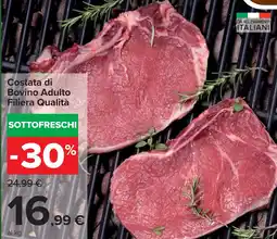 Carrefour Costata di Bovino Adulto Filiera Qualità offerta