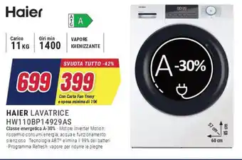 HAIER LAVATRICE HW110BP14929AS