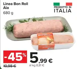 Carrefour Linea Bon Roll Aia offerta