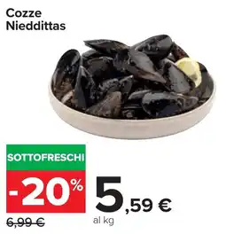 Carrefour Cozze Nieddittas offerta