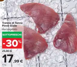 Carrefour Trancio di Tonno Pinne Gialle offerta