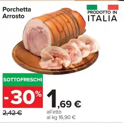 Carrefour Porchetta Arrosto offerta
