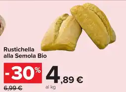 Carrefour Rustichella alla Semola Bio offerta