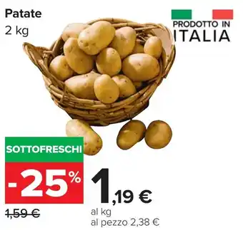 Carrefour Patate offerta