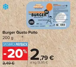 Carrefour Burger Gusto Pollo offerta