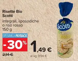 Carrefour Risette Bio Scotti offerta