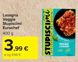 Carrefour Lasagna Veggie Stupiscimi Eurochef offerta