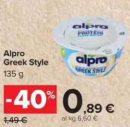 Carrefour Alpro Greek Style offerta