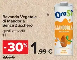Carrefour Bevanda Vegetale di Mandorla Senza Zucchero offerta