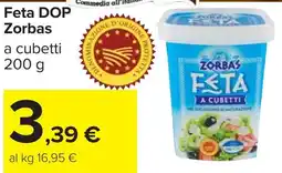 Carrefour Feta DOP Zorbas offerta