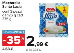Carrefour Mozzarella Santa Lucia offerta