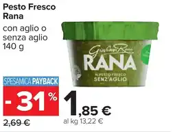 Carrefour Pesto Fresco Rana offerta