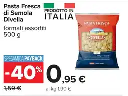 Carrefour Pasta Fresca di Semola Divella offerta