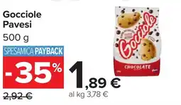 Carrefour Gocciole Pavesi offerta