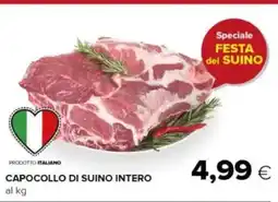 Oasi Capocollo di suino intero al kg offerta