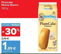 Carrefour Plumcake Mulino Bianco offerta